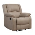 Relax A Lounger - Parkland Microfiber Recliner in - Beige - open_box