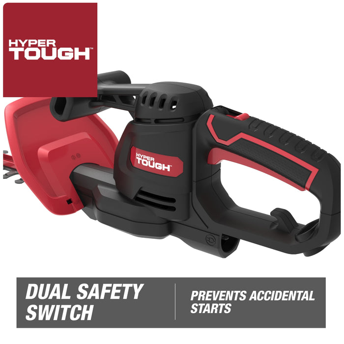 Hyper Tough 3.7-Amp 20 in. Corded Electric Hedge Trimmer HT21-401-002-02 [New] - used_good