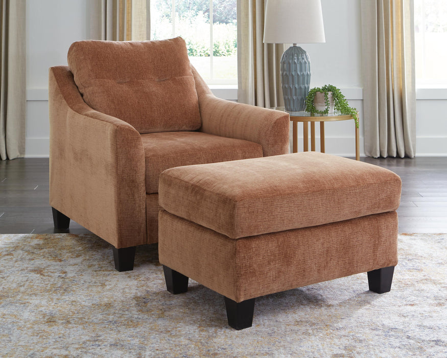 Amity Bay Clay Amity Bay Chair and Ottoman