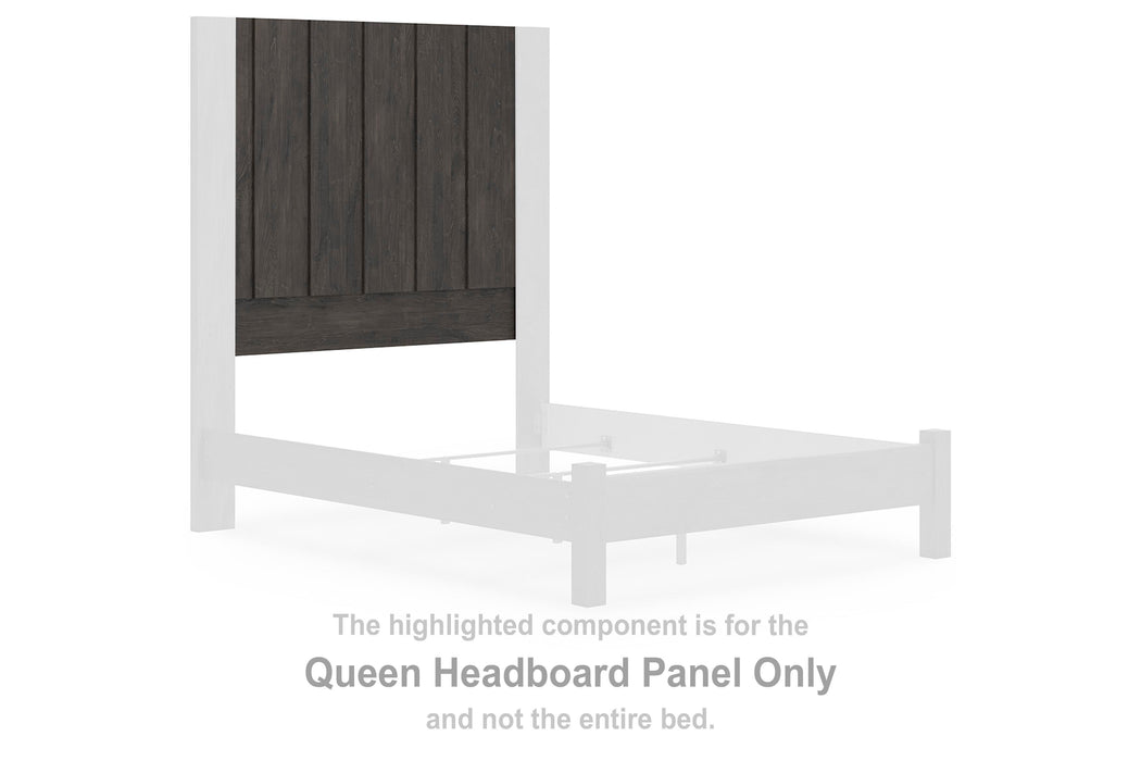 Parlayon Charcoal Queen Headboard Panel