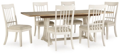 Shaybrock Antique White/Brown Dining Collection