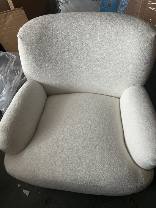 Better Homes & Gardens Waylen Accent Chair, by Dave & Jenny Marrs, Cream Boucle - new