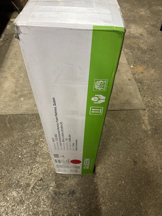 Zinus Cooling Airflow Tight Top 6" Memory Foam Mattress, Queen - new
