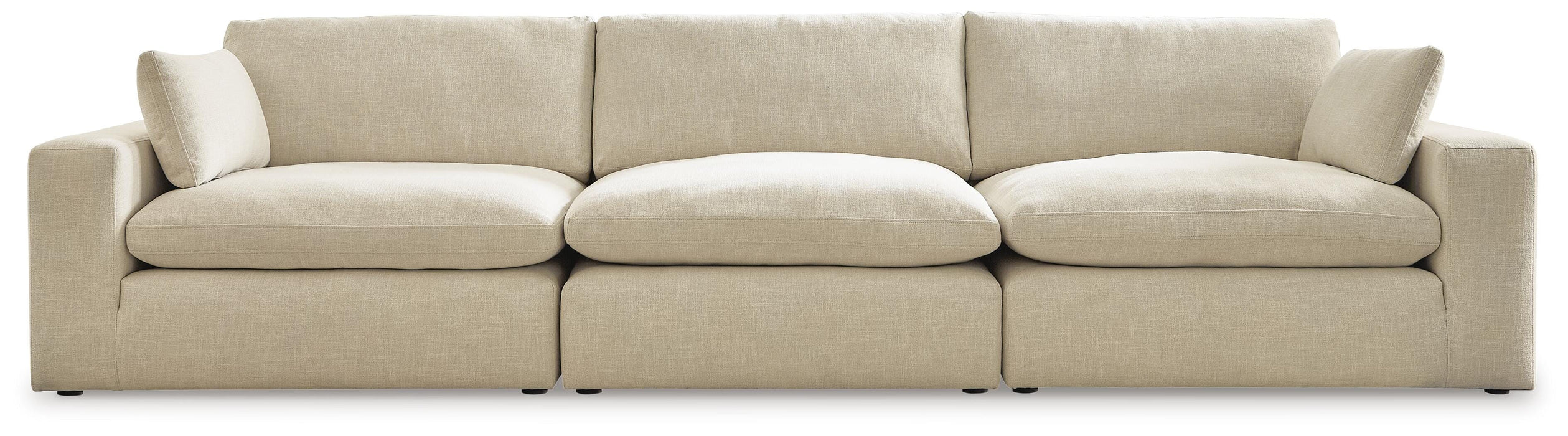 Elyza Linen Elyza 3-Piece Sectional Sofa
