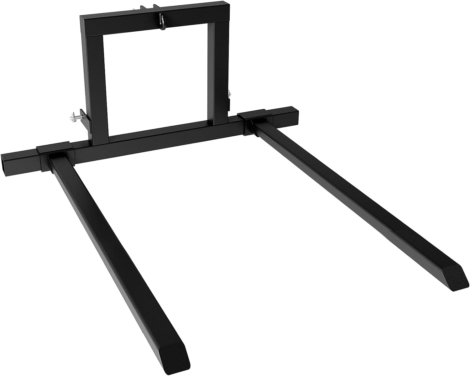 3 Point Hitch Pallet Forks 1500lbs Capacity Attachments, 40” Adjustable Pallet Fork Quick Hitch for Cat 1 Tractor for Logs Fields - used_good