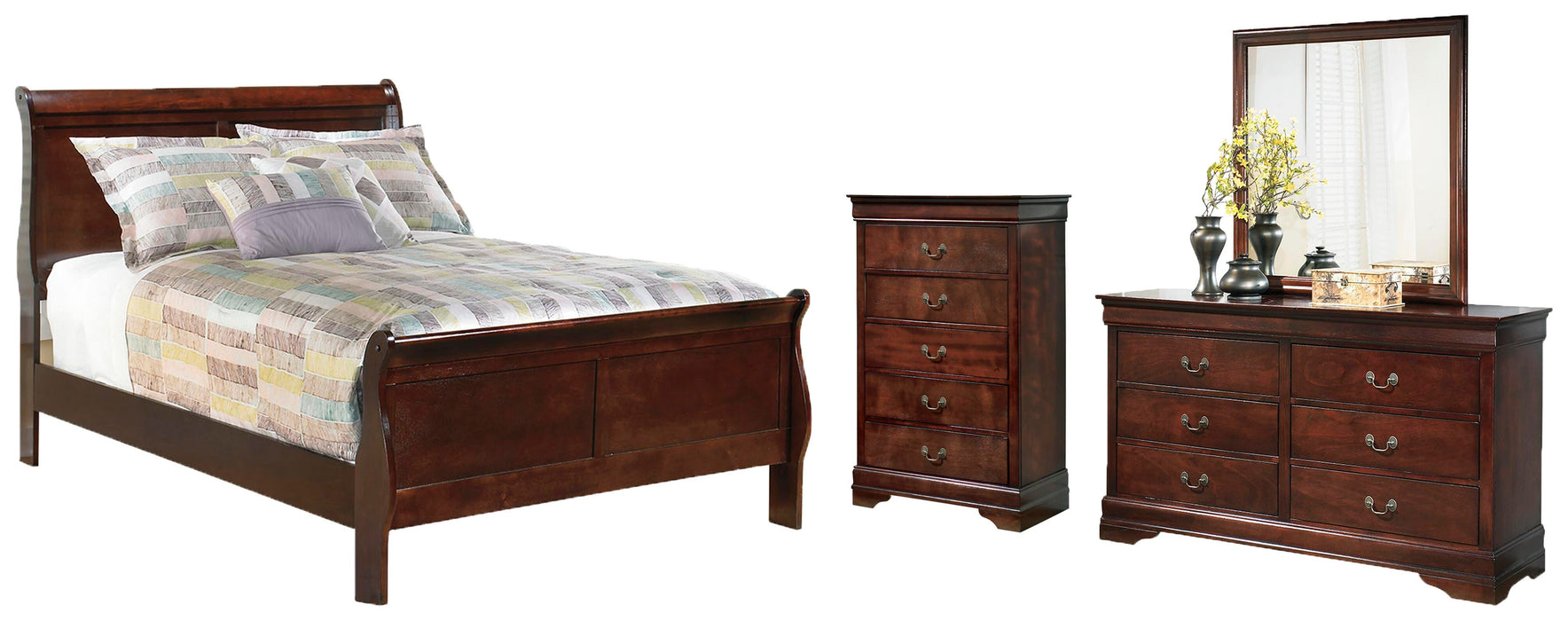 Alisdair Reddish Brown Bedroom Collection