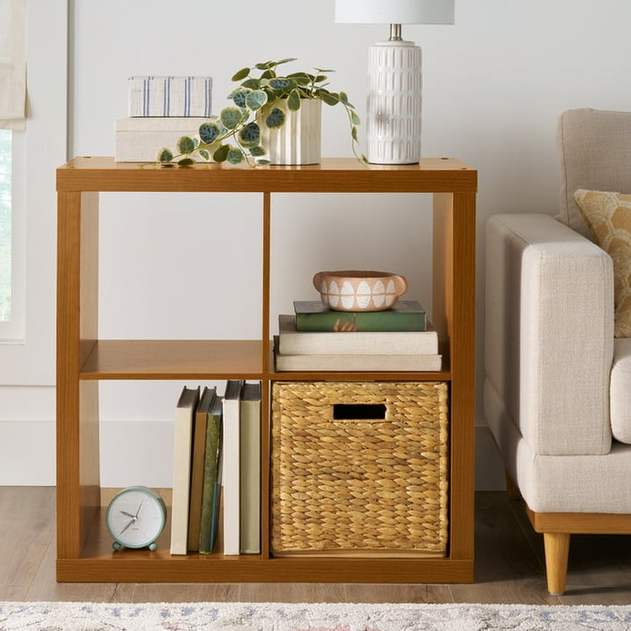 Better Homes & Gardens 4 Cube Storage Organizer, Acorn - new