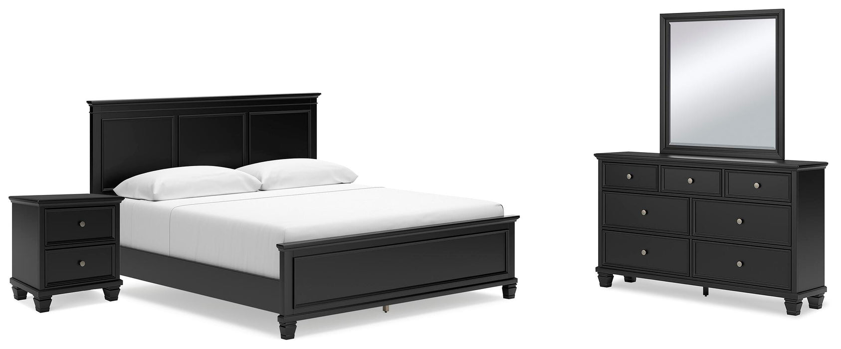 Lanolee Black Bedroom Collection
