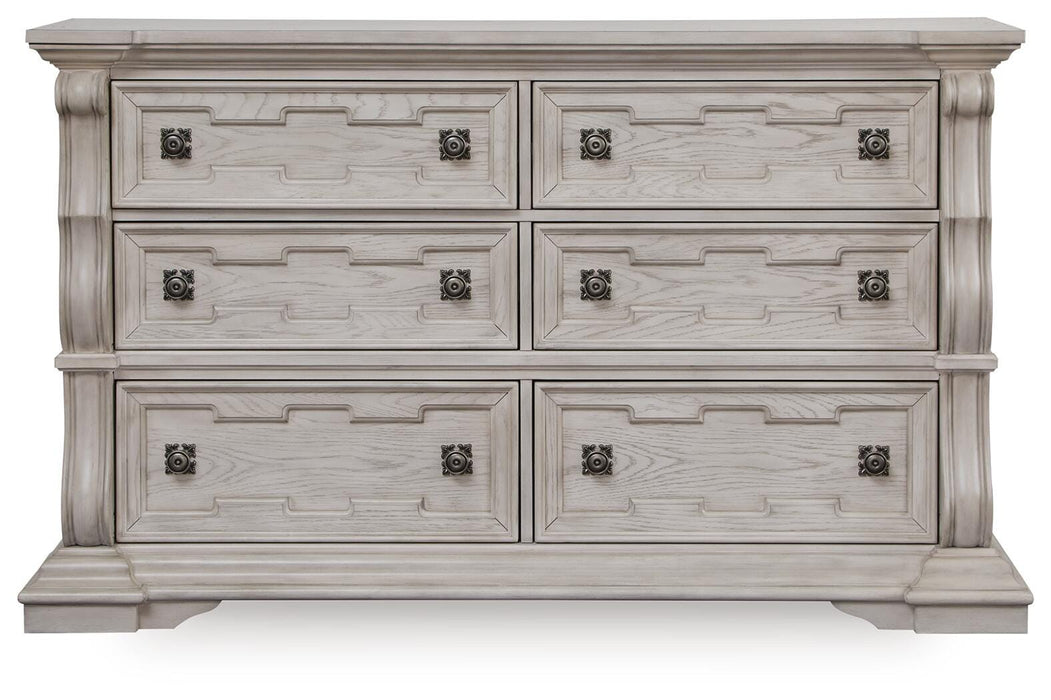 Andonhall Antique White Dresser