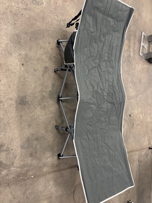 Slendor Folding Camping Cot With Mattress Black,Max Load 800lbs Cots for Sleeping Camp Cots for Adults Kids Teenage Portable Travel Camp Cot - open_box