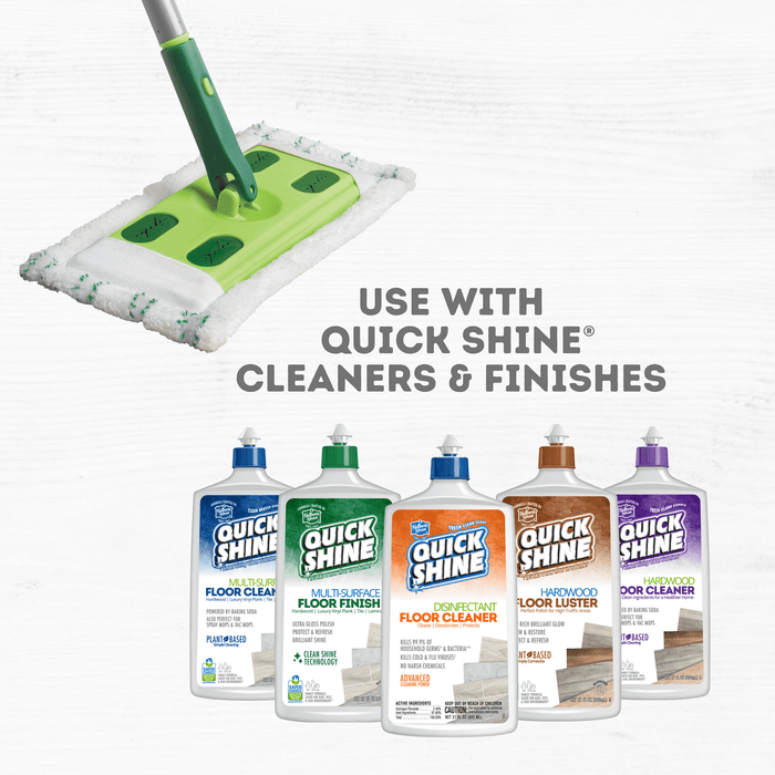 QUICK SHINE Hardwood Floor Wet and Dry Mop Kit - new