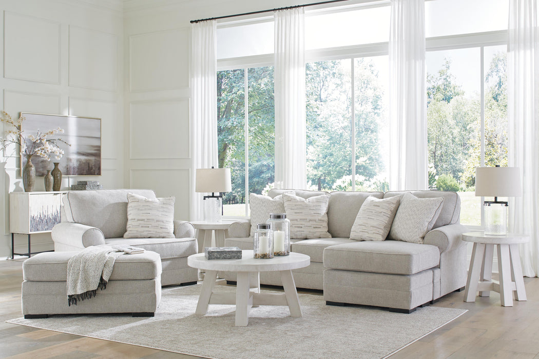 Eastonbridge Shadow Eastonbridge Sofa Chaise, Chair, and Ottoman