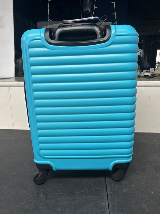 Hardshell Carry on Luggage 20" Lightweight Hardside Suitcase with Spinner Wheels.(Light Blue) - new