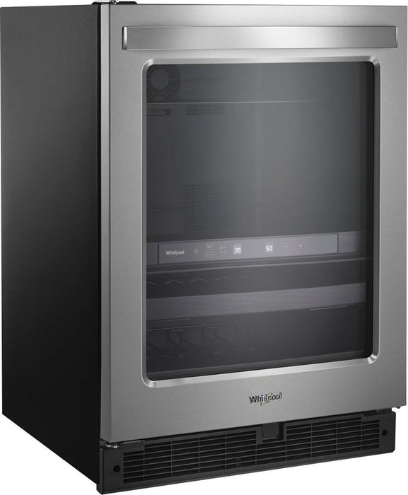 Whirlpool - 14-Bottle Beverage Cooler - Stainless Steel - display_model