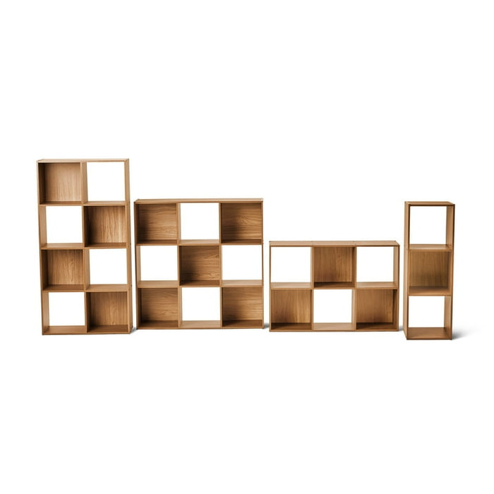 Mainstays 3 Cube Storage Organizer, Warm Walnut - new