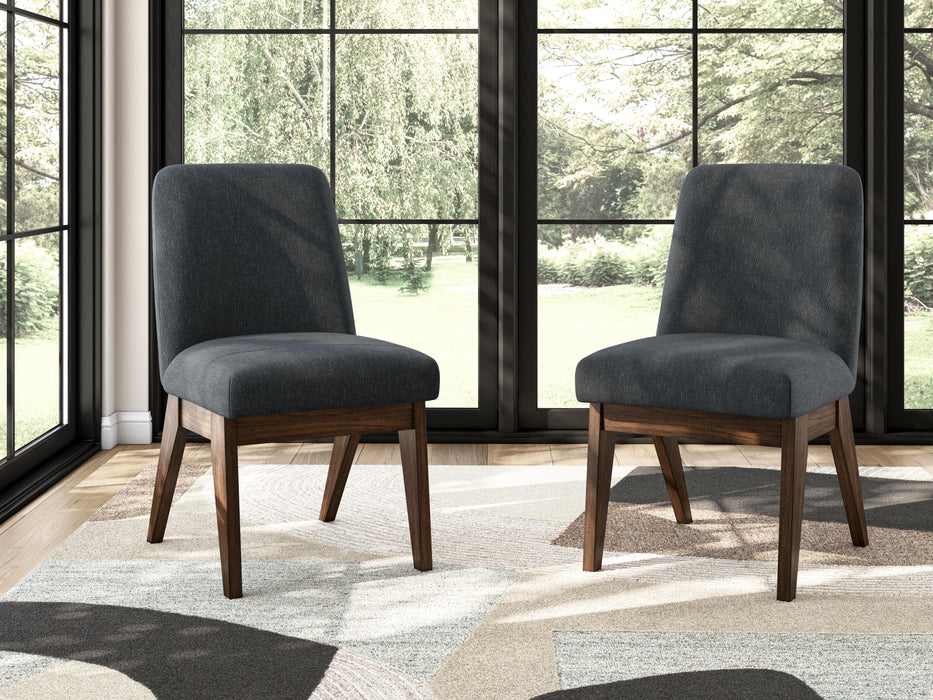 Kendamor Dark Brown Dining UPH Side Chair (Priced Per Item, Must Order 2, 4, 6, or 8)