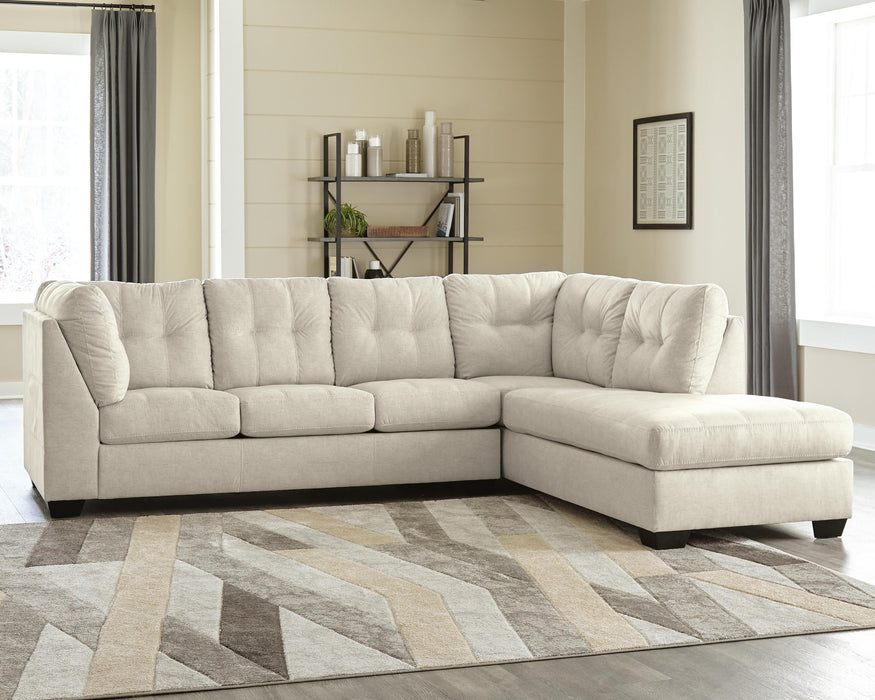 Falkirk Parchment Falkirk 2-Piece Sectional with Chaise