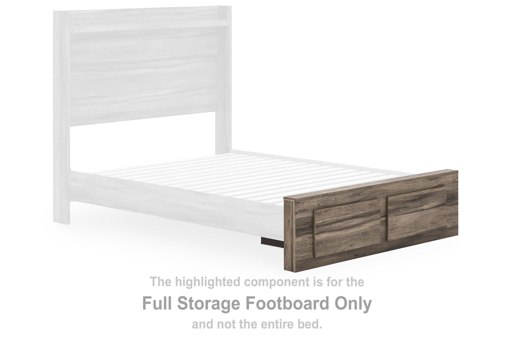 Baystorm Brown Full Storage Footboard