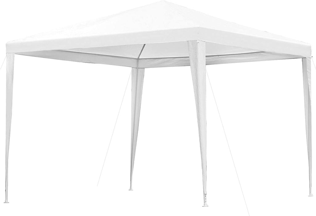 10 x 10 Canopy Party Tent Waterproof Outdoor Gazebo, Portable Shelter for Weddings, Events, Patio, and Commercial Use - open_box