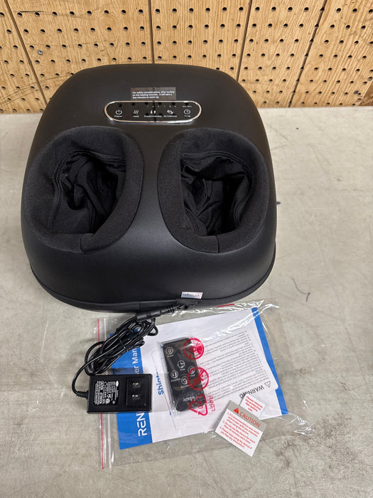 Renpho Shiatsu Foot Massager with Heat for Neuropathy Tired Foot Blood Circulation, FSA HSA Eligible,Black, Birthday Gifts for Mom Dad Men - new