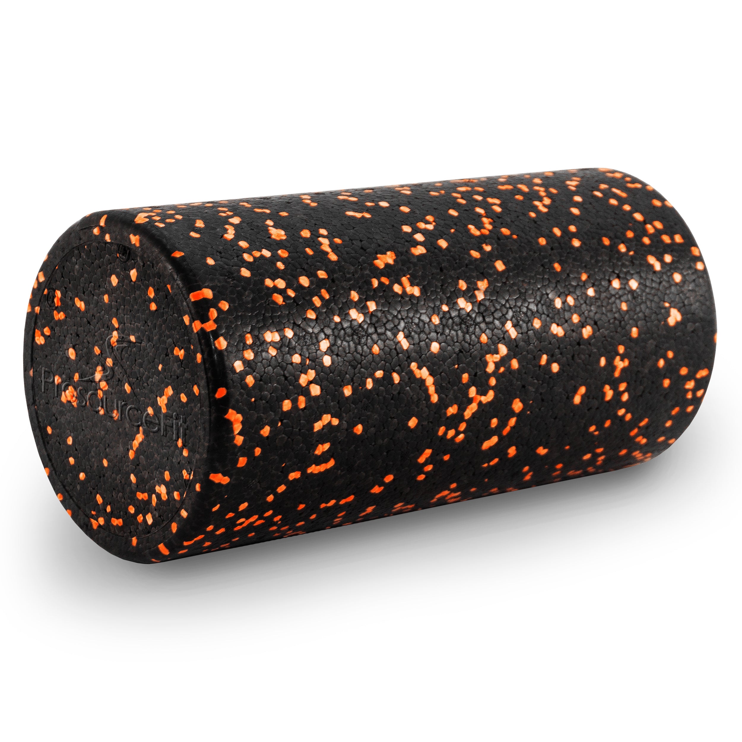 ProsourceFit High Density Speckled Foam Roller 12x6-in, Black/Orange - open_box