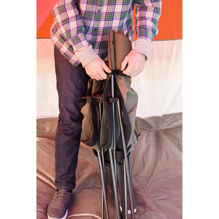 Ozark Trail Adult Collapsible Camping Cot, Beige, 73" x 23" - open_box