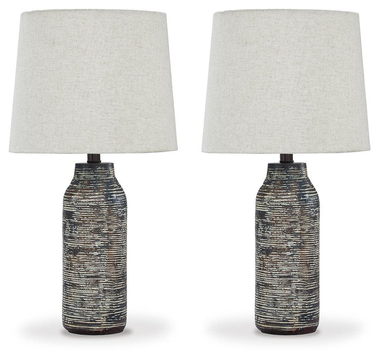 Mahima Black/White Paper Table Lamp (Priced Per Item, Must Order 2, 4, 6, or 8)