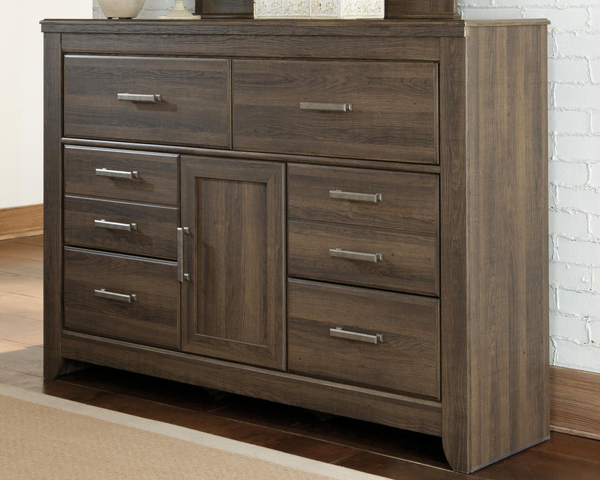 Juararo Dark Brown Six Drawer Dresser