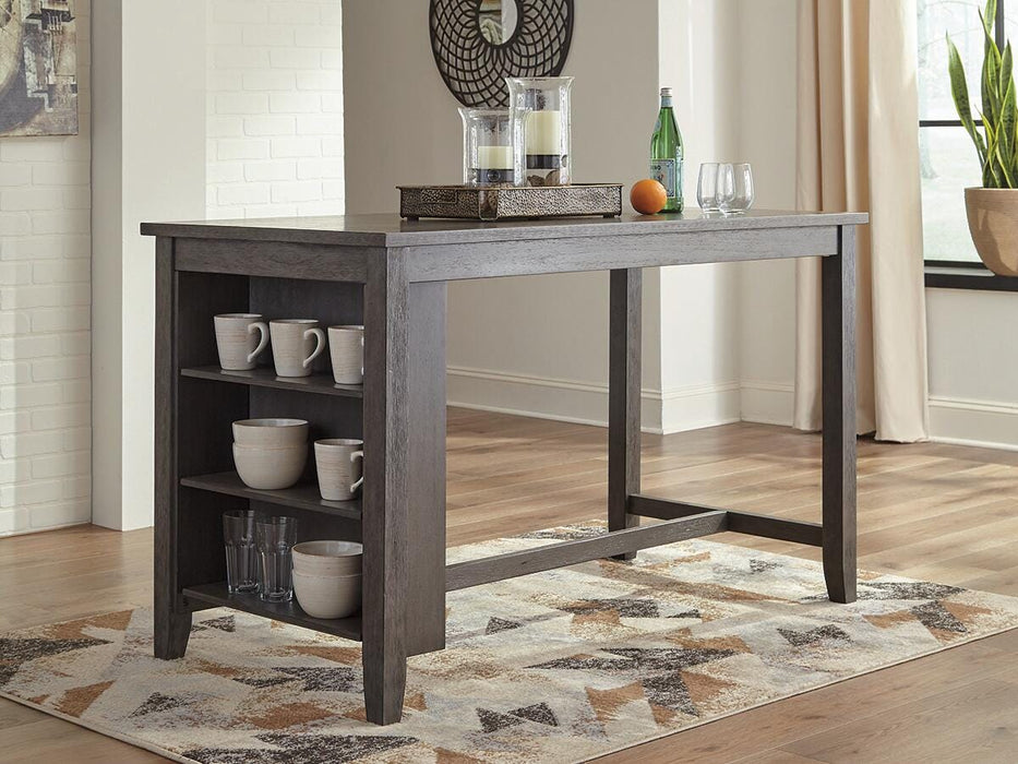 Caitbrook Gray RECT Dining Room Counter Table