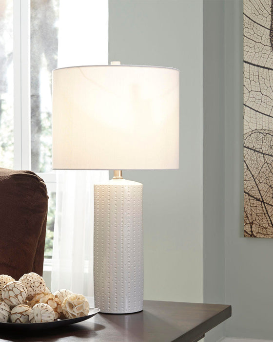 Steuben White Ceramic Table Lamp (Priced Per Item, Must Order 2, 4, 6, or 8)