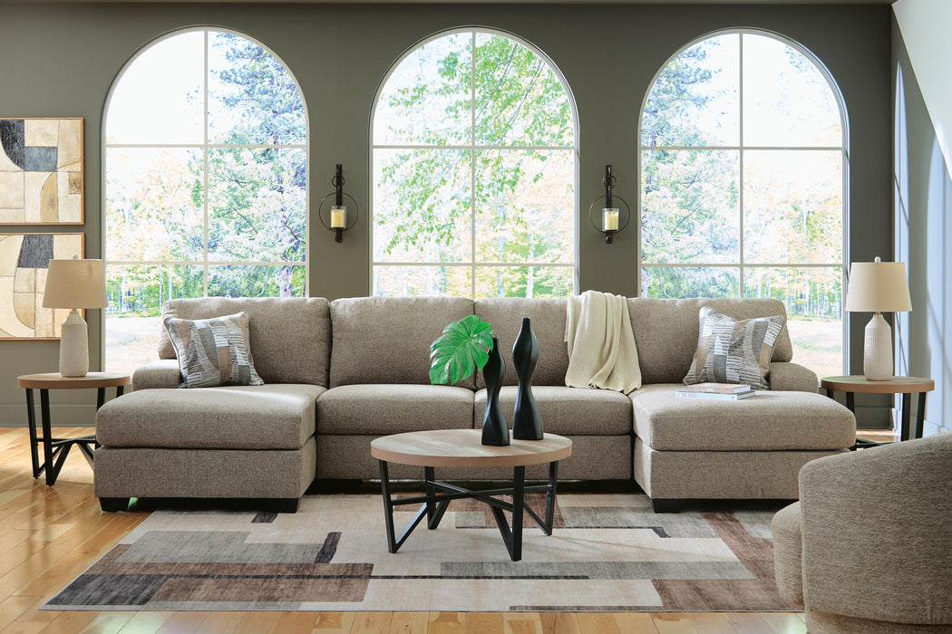 Newellen Hemp Newellen 3-Piece Sectional with Chaise