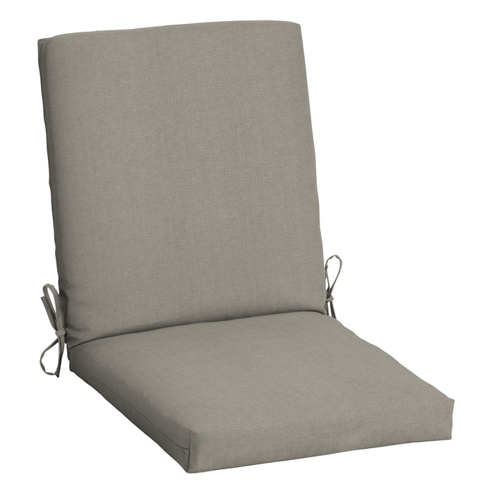 Mainstays 37"L x 19.5"W Tan 1 Piece Rectangle Outdoor Chair Cushion - open_box
