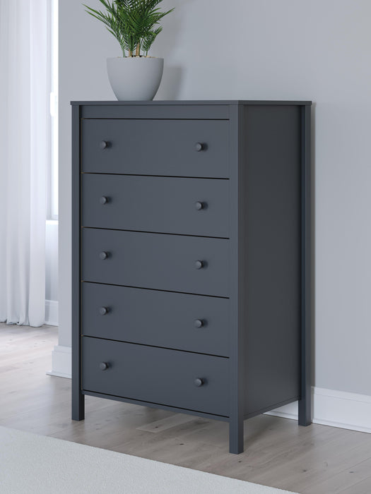 Simmenfort Navy Blue Bedroom Furniture Pieces