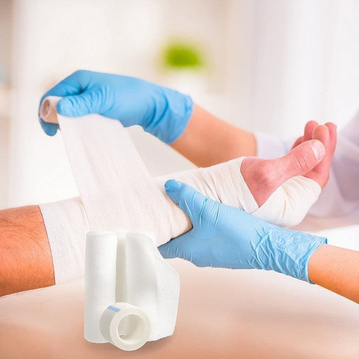 36 Gauze Bandage Rolls with Medical Tape 2 x 4 Yards Stretched Stretch Bandage Roll FDA Approved Medical Grade Sterile First Aid Wound Care Dressing by California Basics - new