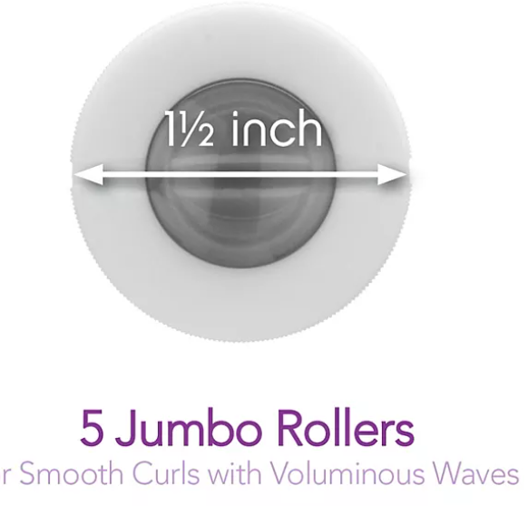 Conair Instant Heat Jumbo Roller Travel Hairsetter, 5 pc. - open_box