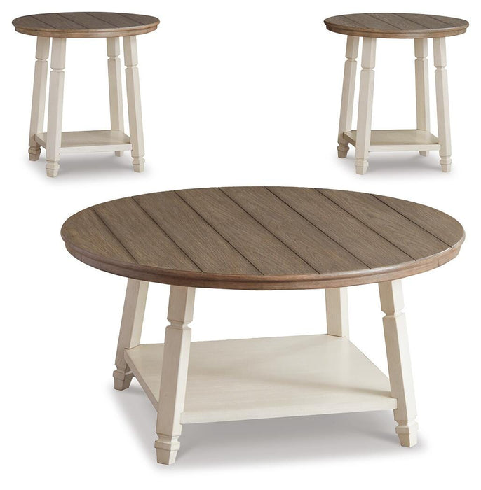 Bolanbrook Two-tone Occasional Table Set (3/CN)