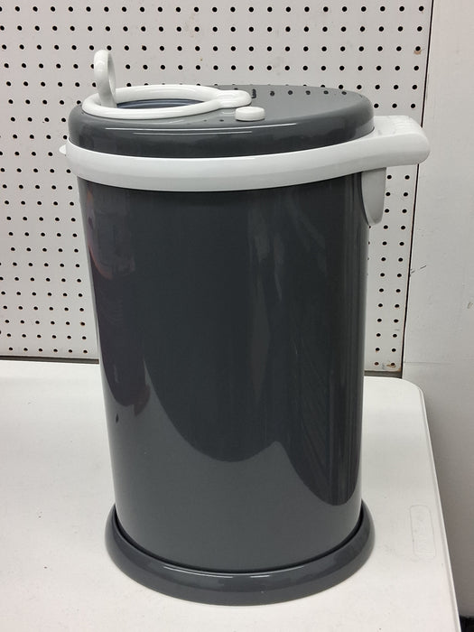 Ubbi Stainless Steel Diaper Pail, Odor Locking, No Special Bag Required, Award-Winning, Registry Must-Have, Slate - new
