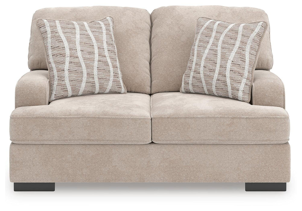High Profile Taupe Loveseat