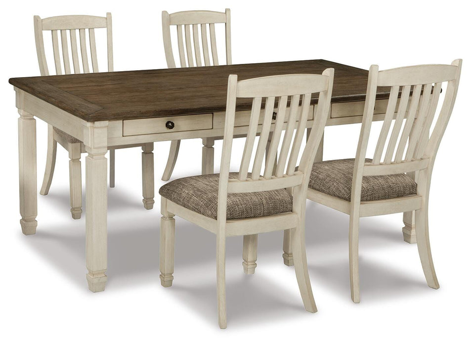 Bolanburg Two-tone Bolanburg Dining Table and 4 Chairs