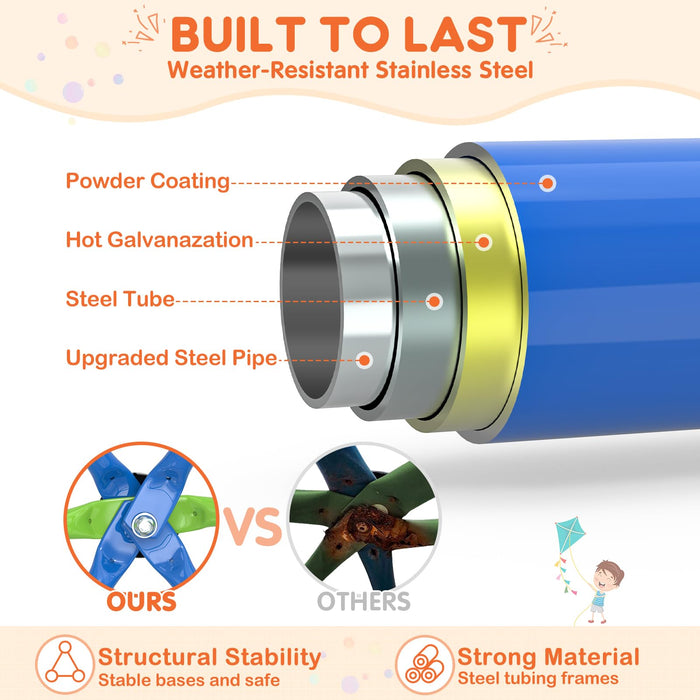 Amictoy Climbing Dome, 10FT Geometric Dome Climber Jungle Gym Playground Backyard for Kids, 2024 Upgraded Model Indoor Outdoor Toddler Play Equipment, Safety Certified, Easy Assembly - new