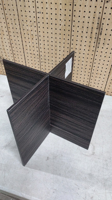 Better Homes & Gardens X Shelf Cube Organizer Insert, Tobacco Oak - open_box