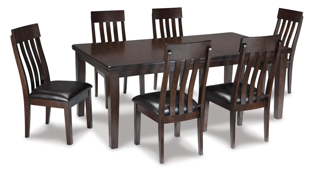 Haddigan Dark Brown Haddigan Dining Table and 6 Chairs