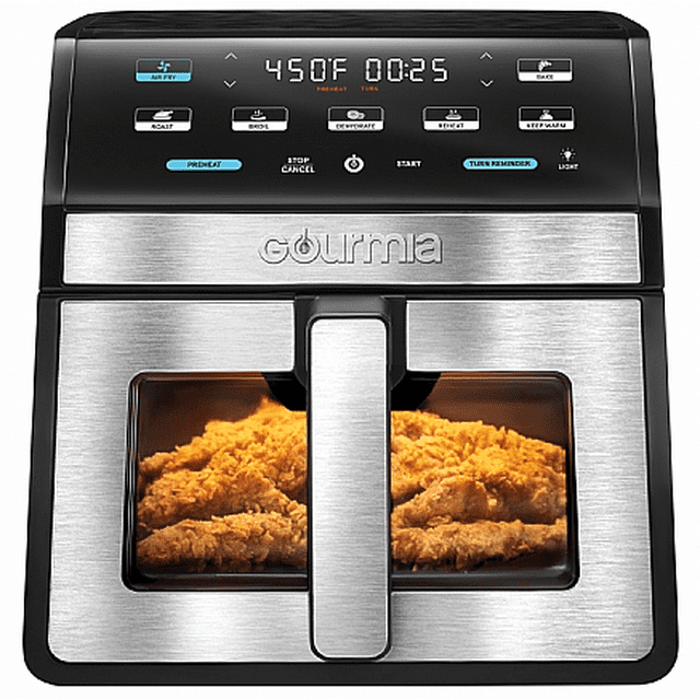 Gourmia 8-Quart Digital Air Fryer with Window & Light - open_box