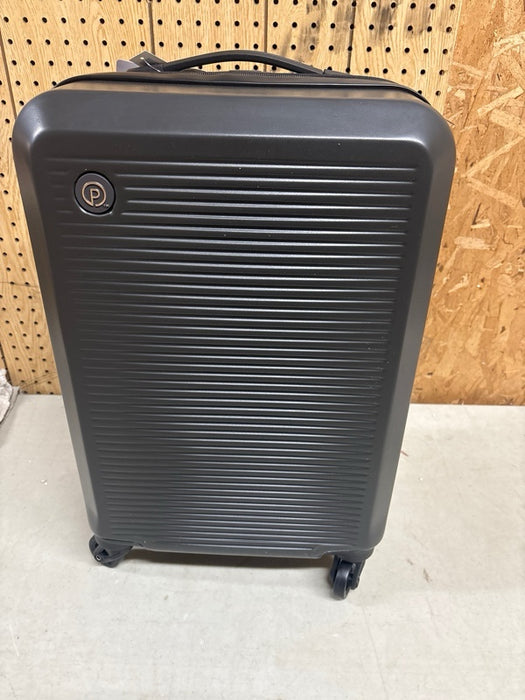 Protege 20 inch Hard Side Carry-On Spinner Luggage, Black Matte Finish (Walmart.com Exclusive) - open_box