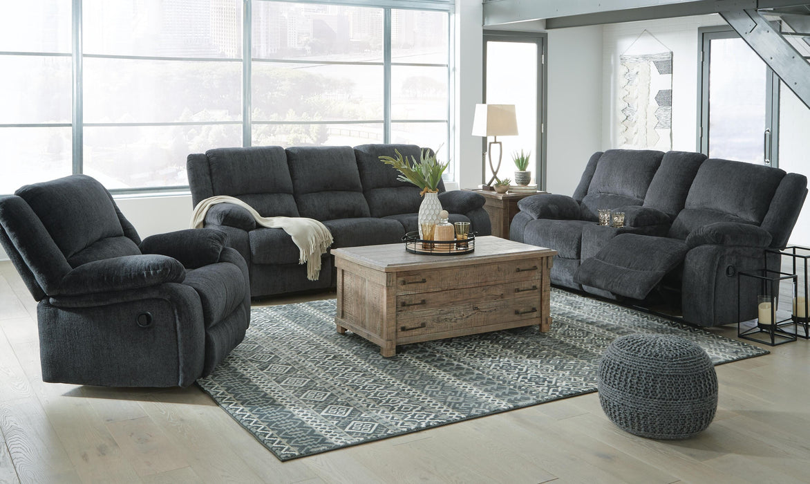 Draycoll Slate Draycoll Sofa, Loveseat and Recliner
