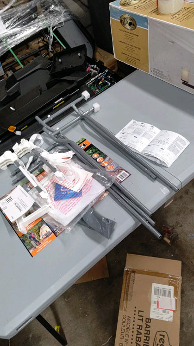 Regalo Swing Down Bed Rail Guard, with Reinforced Anchor Safety System - open_box