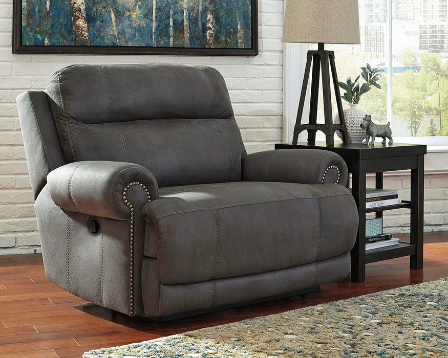 Austere Gray Zero Wall Recliner