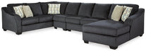 Eltmann Slate Eltmann 4-Piece Sectional with Chaise