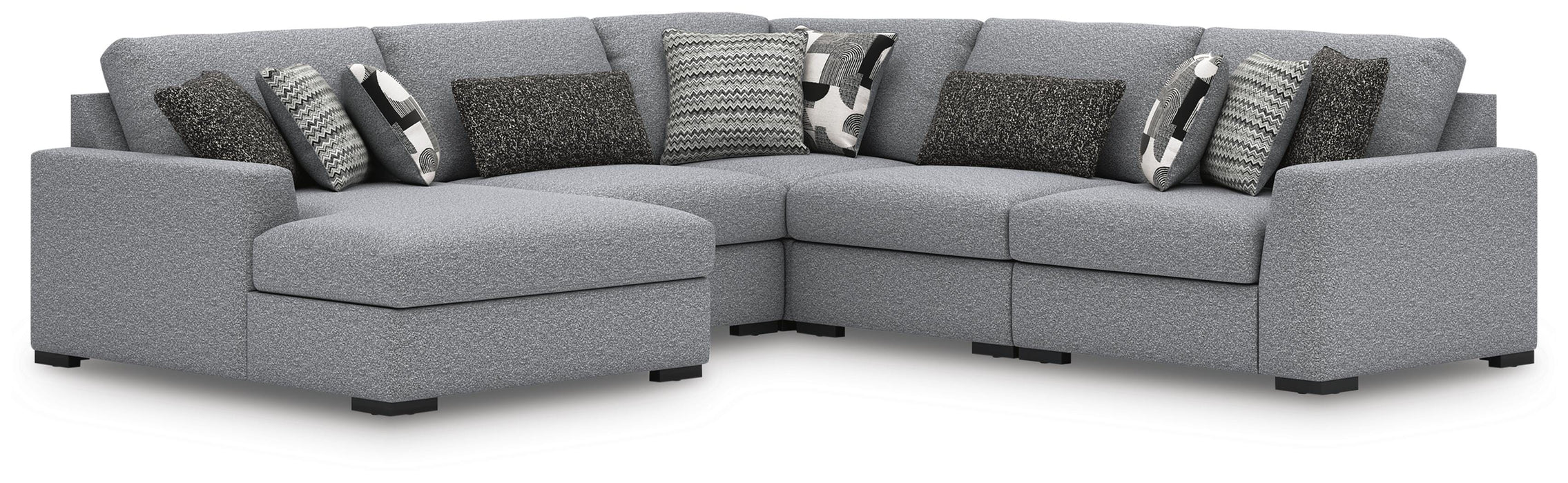Bealton Salt and Pepper Bealton 5-Piece Sectional with Chaise