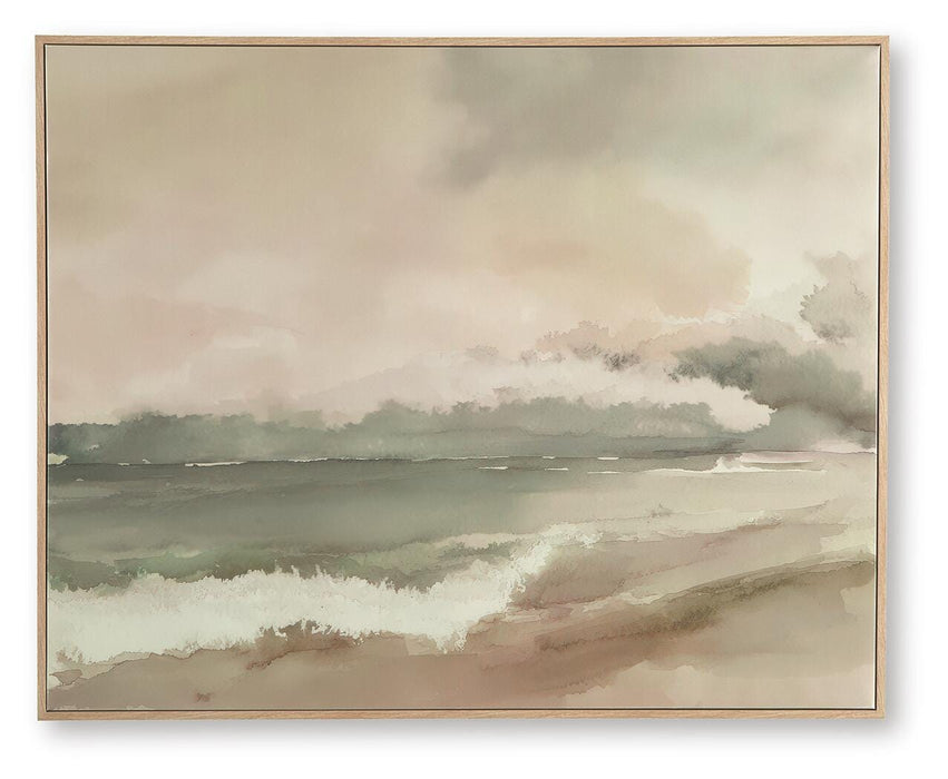 Vallus Blush/Green/Gray Wall Art